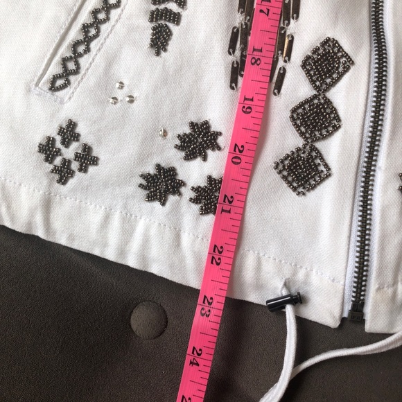 Chicos embellished white jacket size 0 - Picture 3 of 5
